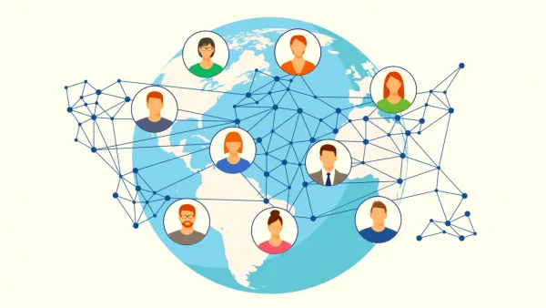 Das globale Geschäftsumfeld schafft ein vernetztes Netzwerk internationaler Volkswirtschaften und Gemeinschaften.