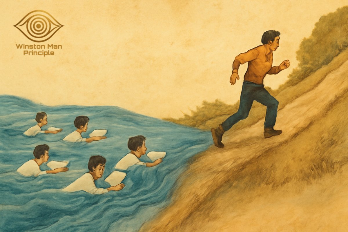 Der Fluss von Gesellschaft und Bildung